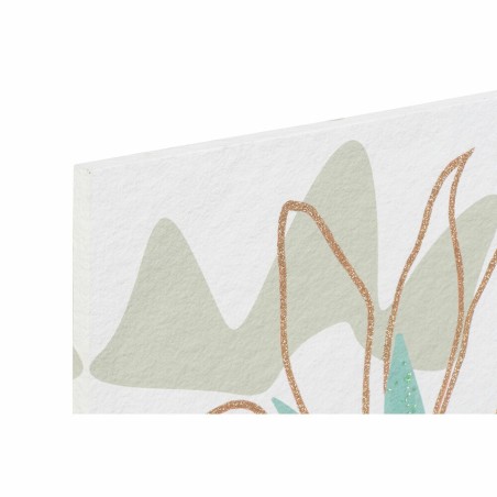 Tela DKD Home Decor Fiori (60 x 1,8 x 60 cm) (4 Unità)