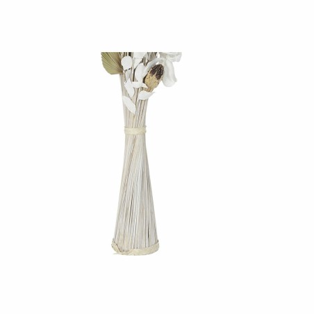 Mazzo DKD Home Decor 8424001847457 Fiori Naturale Marrone Bianco Fiore secco (40 x 40 x 150 cm) (2 Unità)