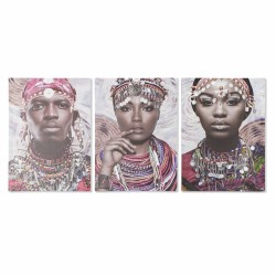 Quadro DKD Home Decor Coloniale Africana (50 x 1,8 x 70 cm)
