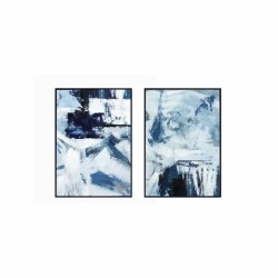Quadro DKD Home Decor Astratto (2 Unità) (45 x 2 x 60 cm)