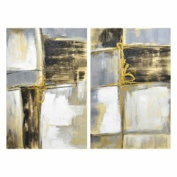 Quadro DKD Home Decor S3018258 Astratto (60 x 3 x 90 cm) (2 Unità)