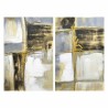 Quadro DKD Home Decor S3018258 Astratto (60 x 3 x 90 cm) (2 Unità)