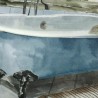 Quadro DKD Home Decor Bagni (2 Unità) (32 x 2,5 x 32 cm)