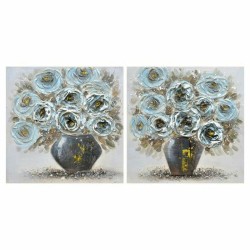 Quadro DKD Home Decor S3018303 Vaso (60 x 3 x 60 cm) (2 Unità)