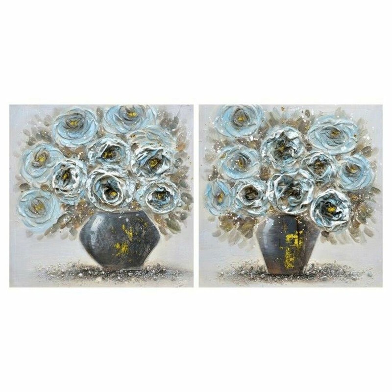 Quadro DKD Home Decor S3018303 Vaso (60 x 3 x 60 cm) (2 Unità) Quadro DKD Home Decor S3018303 Vaso (60 x 3 x 60 cm) (2 Unità)