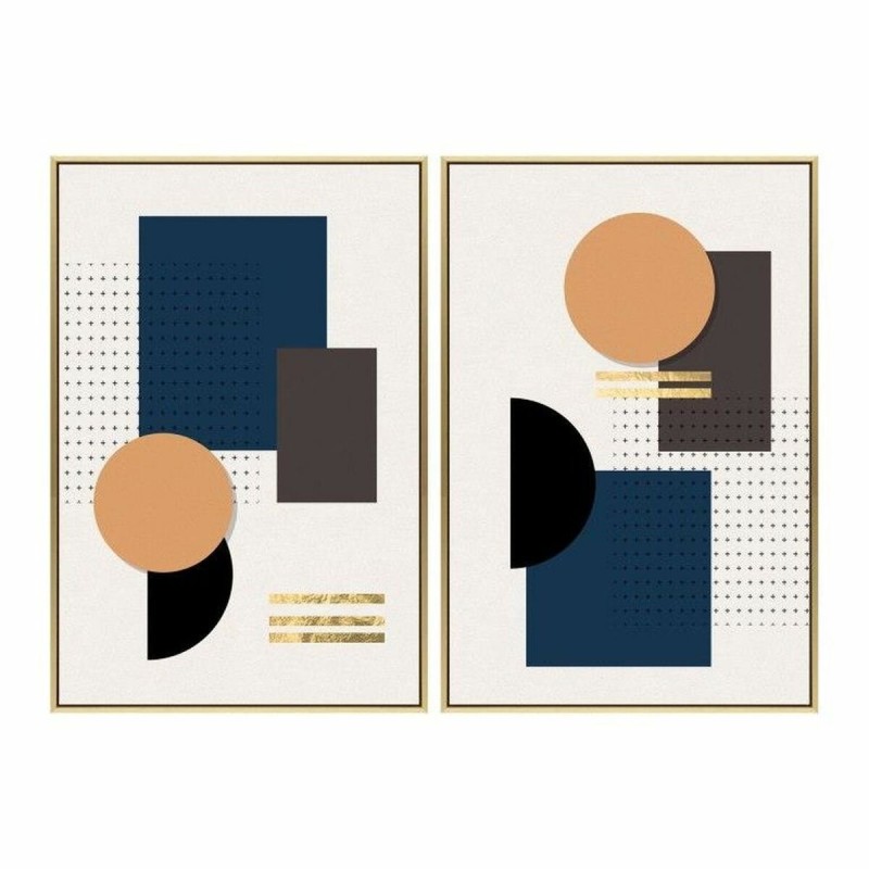 Quadro DKD Home Decor S3018267 Moderno (51,5 x 3,5 x 71,5 cm) (2 Unità) Quadro DKD Home Decor S3018267 Moderno (51,5 x 3,5 x 71,5 cm) (2 Unità)