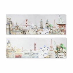 Quadro DKD Home Decor (2 Unità) (90 x 2 x 30 cm)