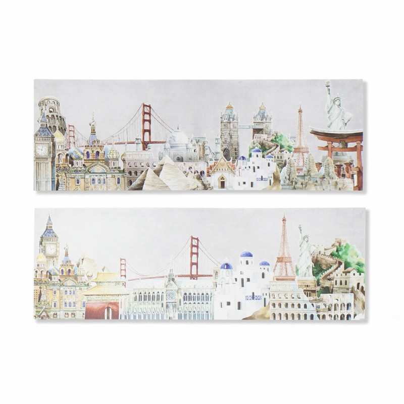 Quadro DKD Home Decor (2 Unità) (90 x 2 x 30 cm) Quadro DKD Home Decor (2 Unità) (90 x 2 x 30 cm)