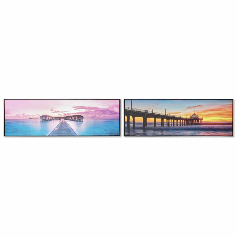 Quadro DKD Home Decor S3018021 Mediterraneo Sole (140 x 3,5 x 45 cm) (2 Unità) Quadro DKD Home Decor S3018021 Mediterraneo Sole (140 x 3,5 x 45 cm) (2 Unità)