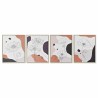 Quadro DKD Home Decor S3018016 Astratto (40 x 2,5 x 50 cm) (4 Unità)