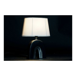 Lampada da tavolo DKD Home Decor Ceramica Nero Poliestere (20 x 20 x 31 cm) (2 pcs)