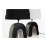 Lampada da tavolo DKD Home Decor Ceramica Nero Poliestere (20 x 20 x 31 cm) (2 pcs)