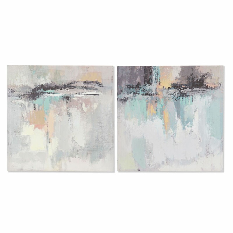 Quadro DKD Home Decor Astratto Moderno (60 x 2,5 x 60 cm) (2 Unità) Quadro DKD Home Decor Astratto Moderno (60 x 2,5 x 60 cm) (2 Unità)