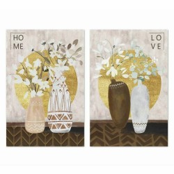 Quadro DKD Home Decor Pino (40 x 1,8 x 50 cm) (2 Unità)