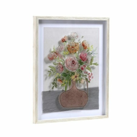 Quadro DKD Home Decor Vaso (53 x 3 x 63 cm) (2 Unità)