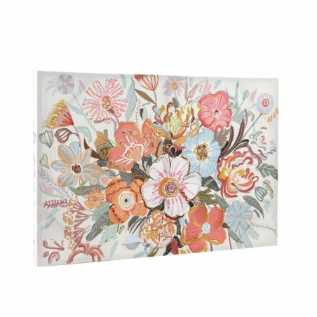 Tela DKD Home Decor Fiori (2 Unità) (90 x 3 x 60 cm)