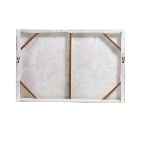 Tela DKD Home Decor Fiori (2 Unità) (90 x 3 x 60 cm)