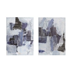 Quadro DKD Home Decor Astratto (50 x 2,5 x 70 cm) (2 Unità)