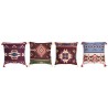 Cuscino DKD Home Decor Poliestere Multicolore Ikat (45 x 10 x 45 cm) (4 Unità)