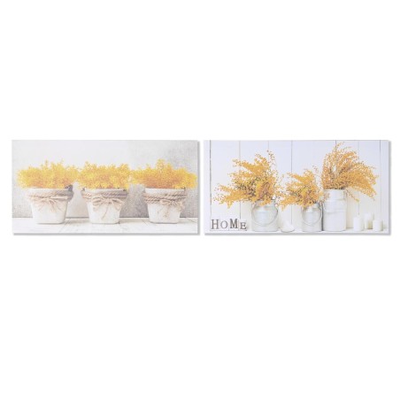 Quadro DKD Home Decor Vaso (60 x 1,8 x 30 cm) (2 Unità)