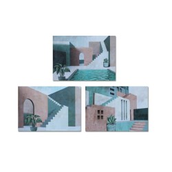 Quadro DKD Home Decor Casa (70 x 1,8 x 50 cm)