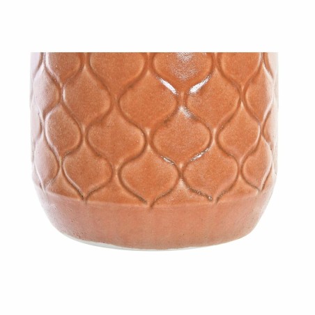 Vaso DKD Home Decor Porcellana Arancio Verde (20 x 20 x 35 cm) (2 Unità)