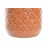 Vaso DKD Home Decor Porcellana Arancio Verde (20 x 20 x 35 cm) (2 Unità)