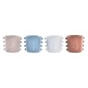 Vaso DKD Home Decor Viso Gres (15 x 13 x 12,5 cm) (4 Unità)