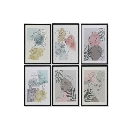 Quadro DKD Home Decor Donna (40 x 3 x 60 cm) (6 Unità)