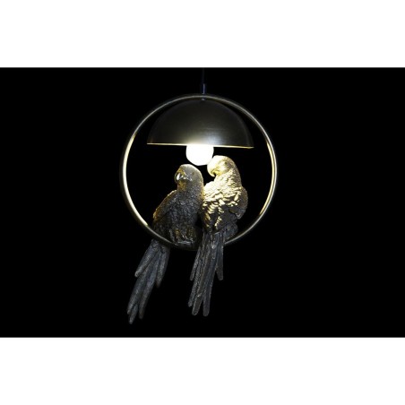 Lampadario DKD Home Decor Dorato Bianco 220 V 50 W (29,5 x 22 x 44,5 cm) (2 Unità)