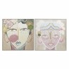 Quadro DKD Home Decor Viso (103 x 4,5 x 103 cm) (2 Unità)