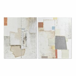 Quadro DKD Home Decor Astratto (80 x 3,7 x 100 cm) (2 Unità)