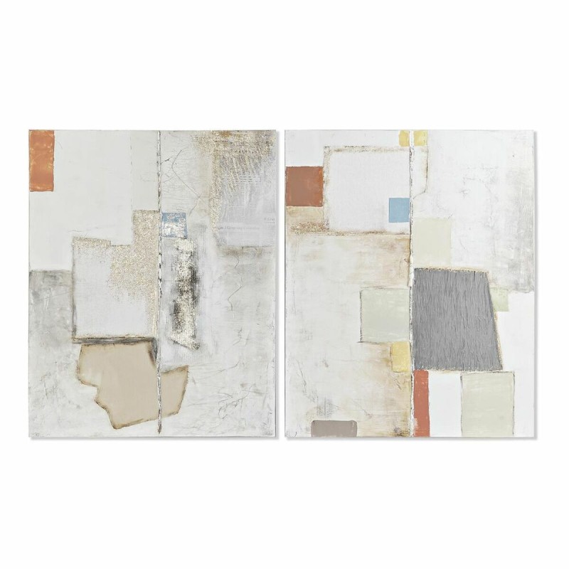 Quadro DKD Home Decor Astratto (80 x 3,7 x 100 cm) (2 Unità) Quadro DKD Home Decor Astratto (80 x 3,7 x 100 cm) (2 Unità)