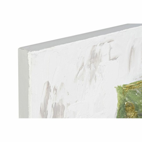 Quadro DKD Home Decor Tropicale Foglia della pianta (80 x 3,5 x 80 cm) (2 Unità)