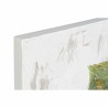 Quadro DKD Home Decor Tropicale Foglia della pianta (80 x 3,5 x 80 cm) (2 Unità)