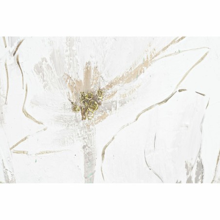Quadro DKD Home Decor Tropicale Foglia della pianta (80 x 3,5 x 80 cm) (2 Unità)