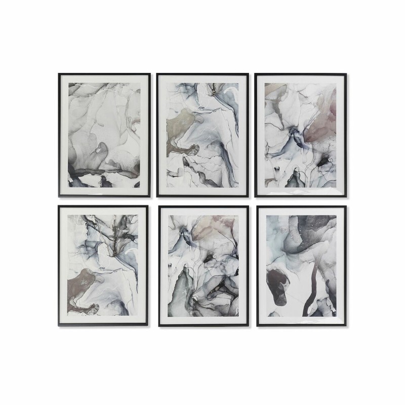 Quadro DKD Home Decor Astratto Moderno (6 Unità) (50 x 3 x 70 cm) Quadro DKD Home Decor Astratto Moderno (6 Unità) (50 x 3 x 70 cm)
