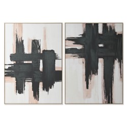 Quadro DKD Home Decor Astratto Città (100 x 4 x 140 cm) (2 Unità)