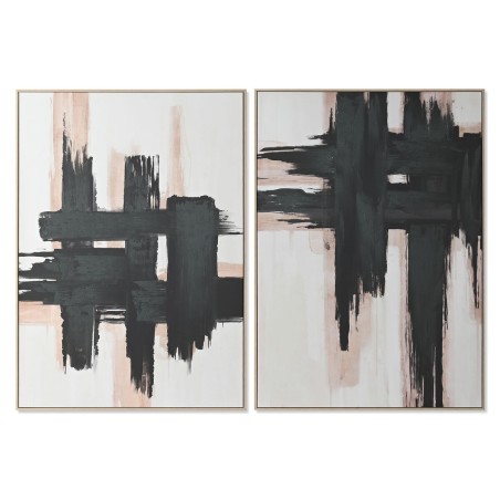 Quadro DKD Home Decor Astratto Città (100 x 4 x 140 cm) (2 Unità)