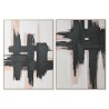 Quadro DKD Home Decor Astratto Città (100 x 4 x 140 cm) (2 Unità)