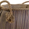 Cestino DKD Home Decor Naturale Rosso Azzurro Fibra naturale (31 x 31 x 30 cm) (2 Unità)