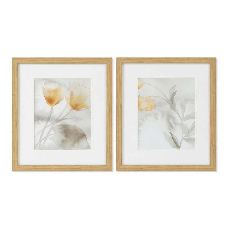 Quadro DKD Home Decor Drawed Leaf 33 x 3 x 38 cm Tradizionale Foglia della pianta (2 Unità) Quadro DKD Home Decor Drawed Leaf 33 x 3 x 38 cm Tradizionale Foglia della pianta (2 Unità)