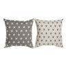Cuscino DKD Home Decor Beige Marrone 60 x 10 x 60 cm Stelle (2 Unità)