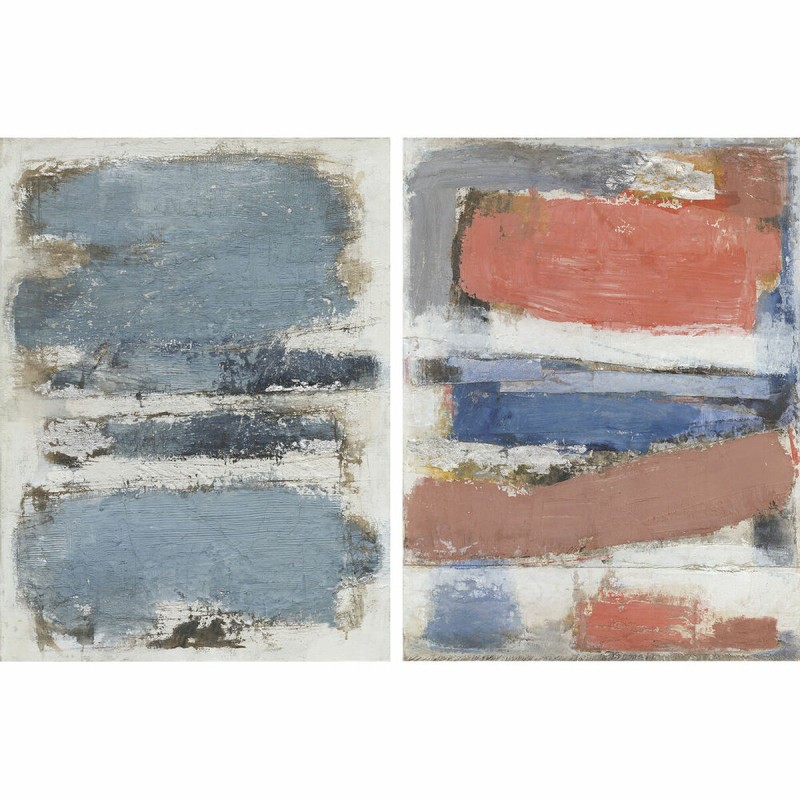 Quadro DKD Home Decor 90 x 2,4 x 120 cm Astratto Moderno (2 Unità) Quadro DKD Home Decor 90 x 2,4 x 120 cm Astratto Moderno (2 Unità)