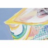 Quadro DKD Home Decor Tela 80 x 2,8 x 80 cm Vaso Moderno (2 Unità)
