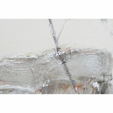 Quadro DKD Home Decor Tela 100 x 3,8 x 100 cm Alberi Cottage (2 Unità)