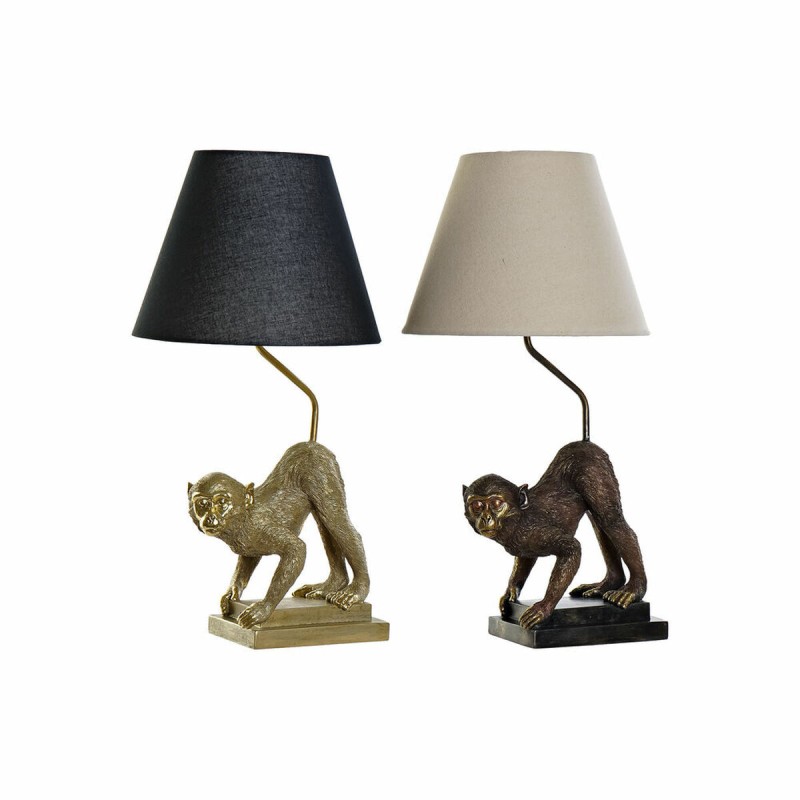 Lampada da tavolo DKD Home Decor 32,5 x 30 x 60 cm Nero Beige Dorato Metallo Resina 220 V 50 W (2 Unità) Lampada da tavolo DKD Home Decor 32,5 x 30 x 60 cm Nero Beige Dorato Metallo Resina 220 V 50 W (2 Unità)