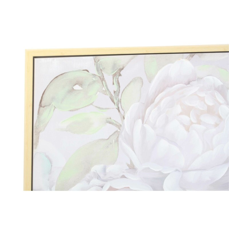 Quadro DKD Home Decor 80 x 4 x 80 cm Fiori Shabby Chic (2 Unità) Quadro DKD Home Decor 80 x 4 x 80 cm Fiori Shabby Chic (2 Unità)