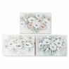 Quadro DKD Home Decor 120 x 3,5 x 80 cm Fiori Shabby Chic (3 Pezzi)
