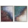 Quadro DKD Home Decor Astratto (43 x 2,5 x 53 cm) (2 Unità)